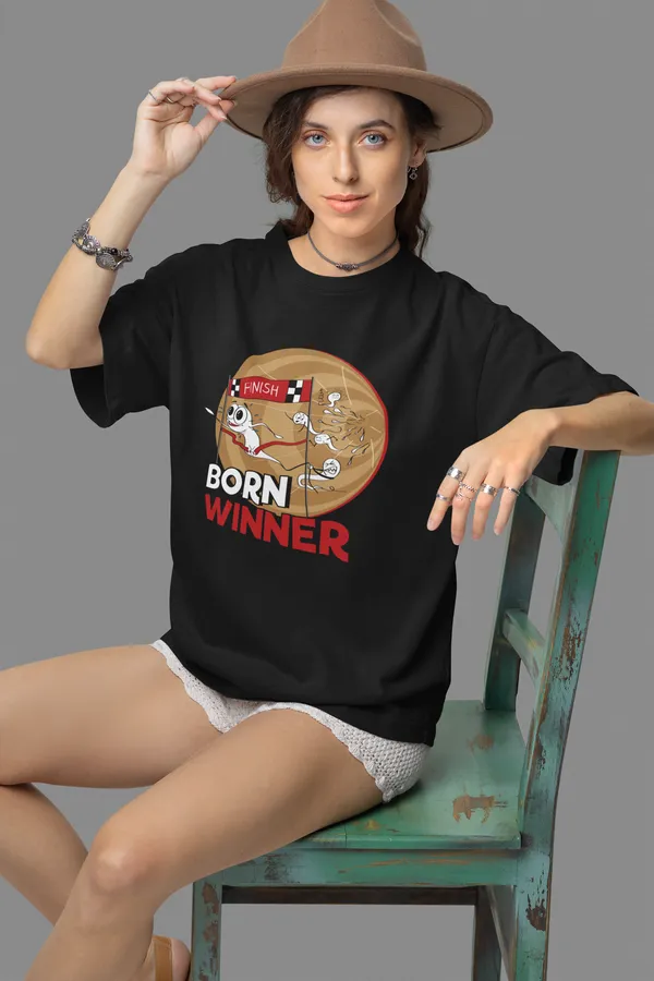 BORN_WINNER_OverSized_Tshirt
