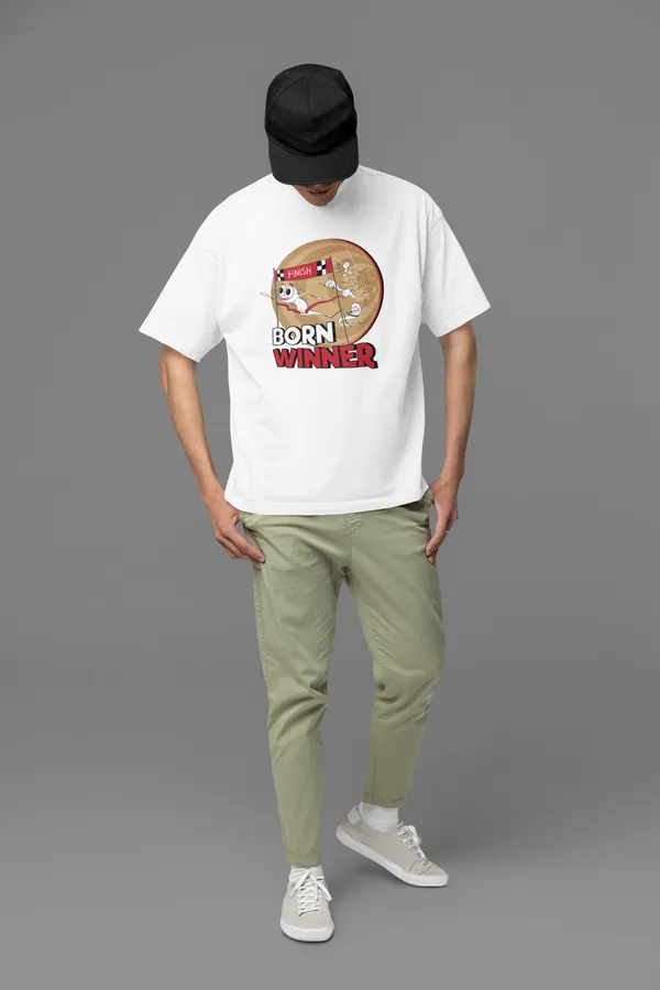 BORN_WINNER_OverSized_Tshirt
