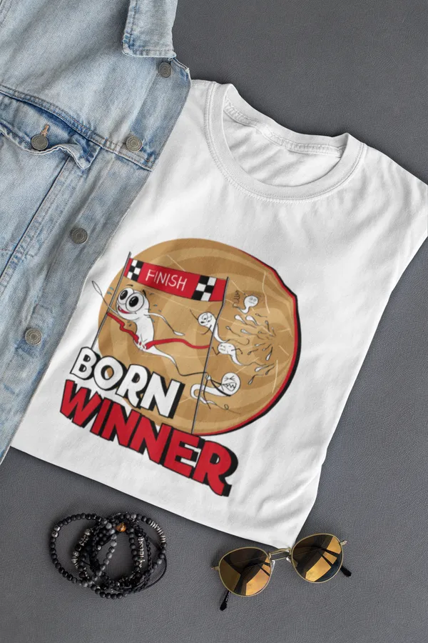 BORN_WINNER_Regular_Fit_Tshirt