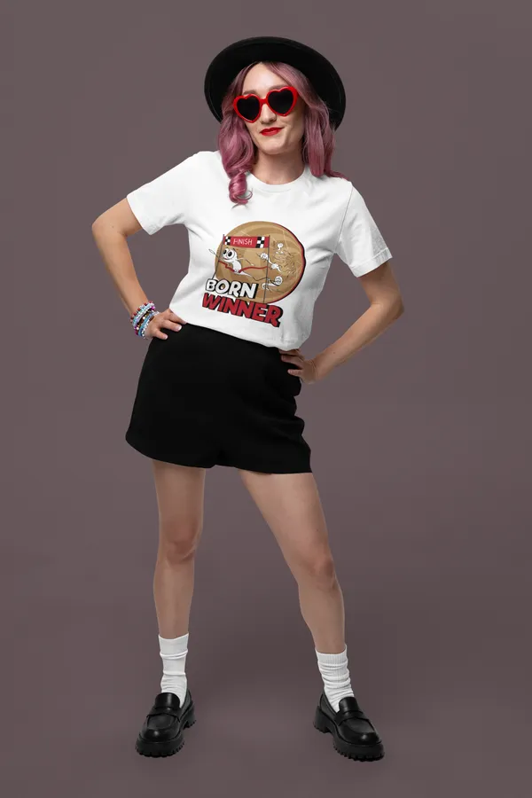 BORN_WINNER_Regular_Fit_Tshirt