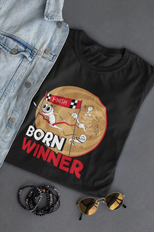 BORN_WINNER_Regular_Fit_Tshirt