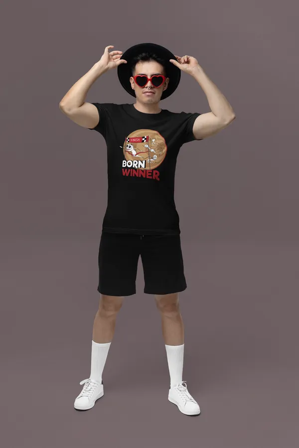 BORN_WINNER_Regular_Fit_Tshirt