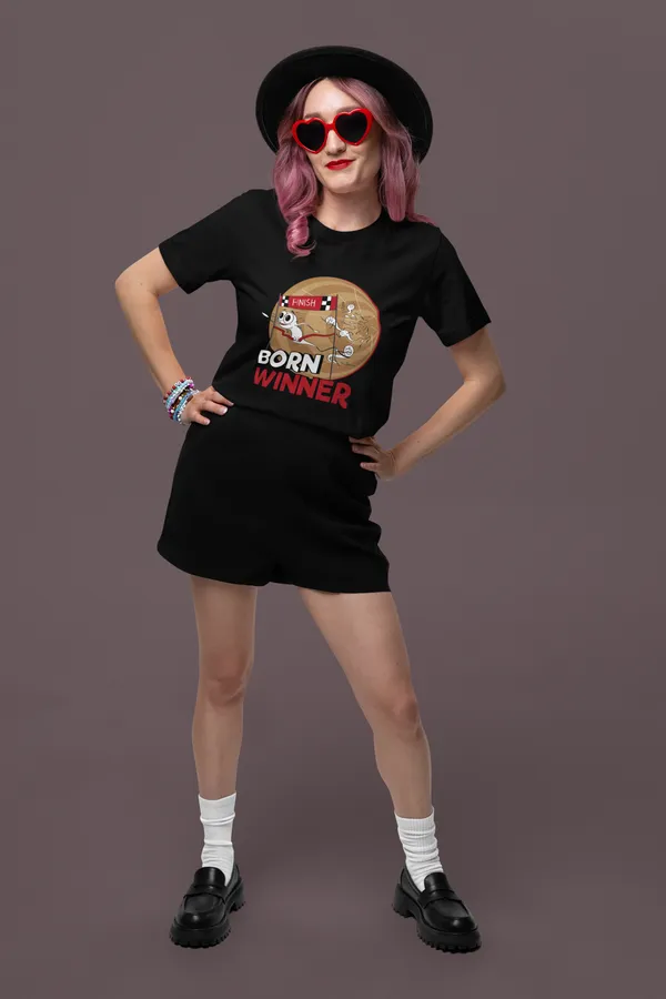 BORN_WINNER_Regular_Fit_Tshirt