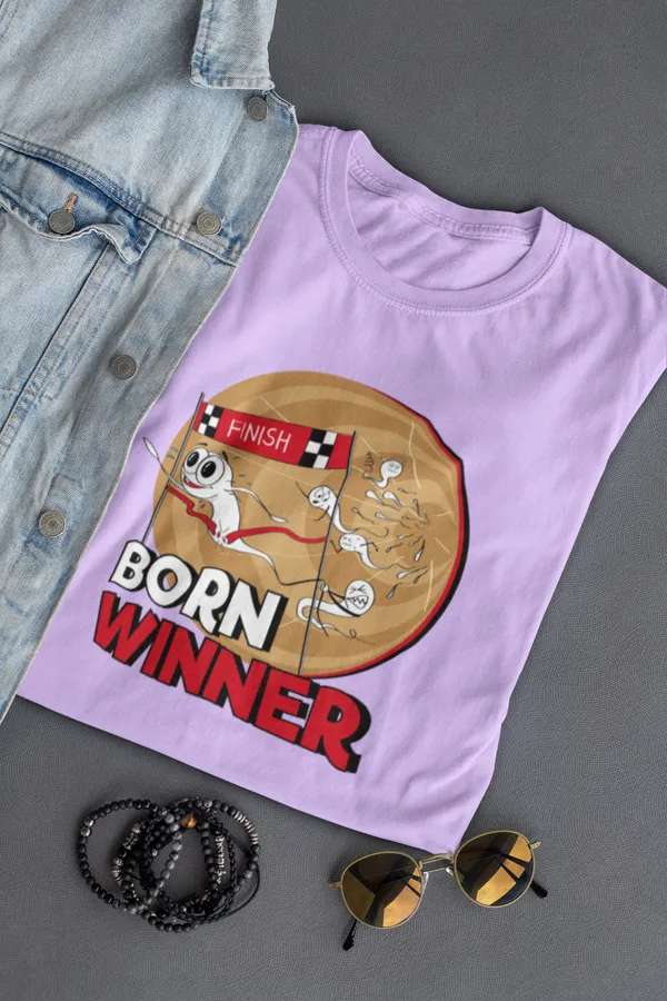 BORN_WINNER_Regular_Fit_Tshirt