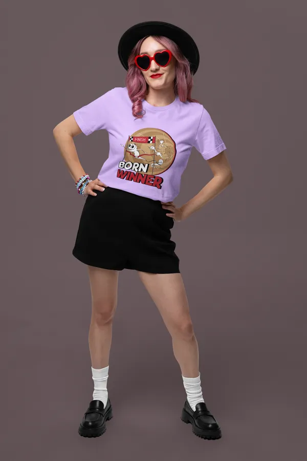 BORN_WINNER_Regular_Fit_Tshirt