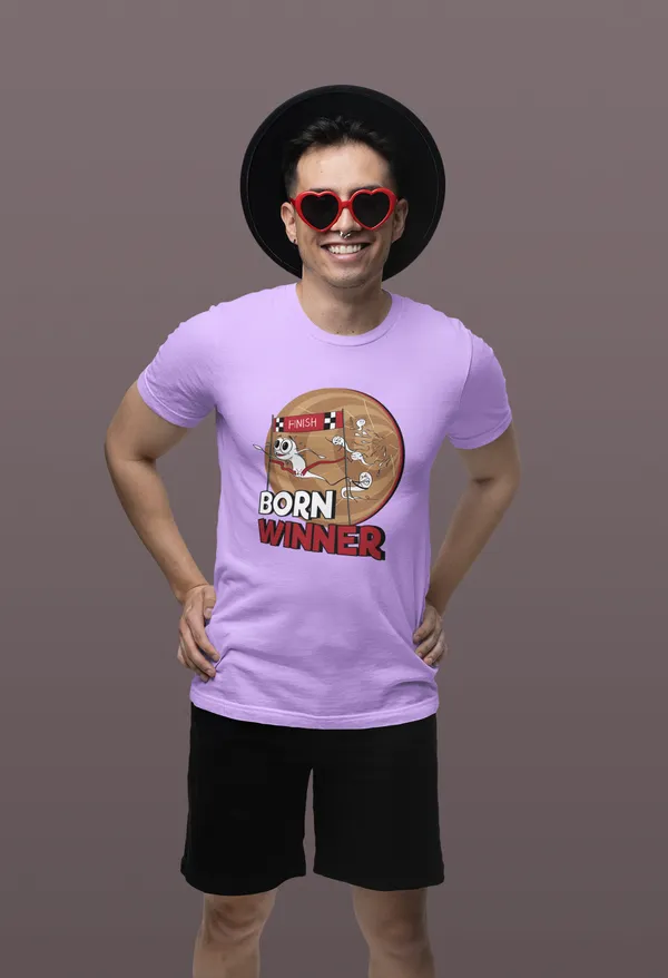 BORN_WINNER_Regular_Fit_Tshirt