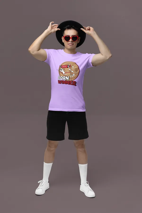 BORN_WINNER_Regular_Fit_Tshirt