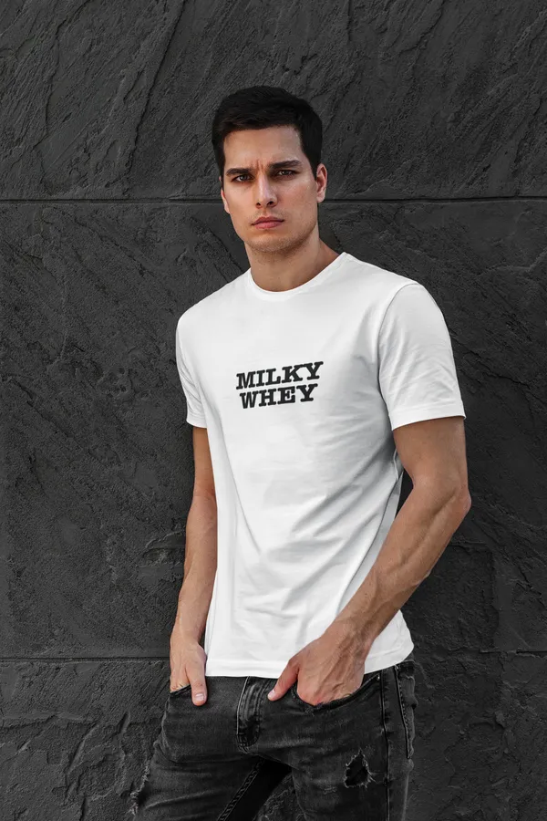 MILKY_WHEY_Regular_Fit_Tshirt