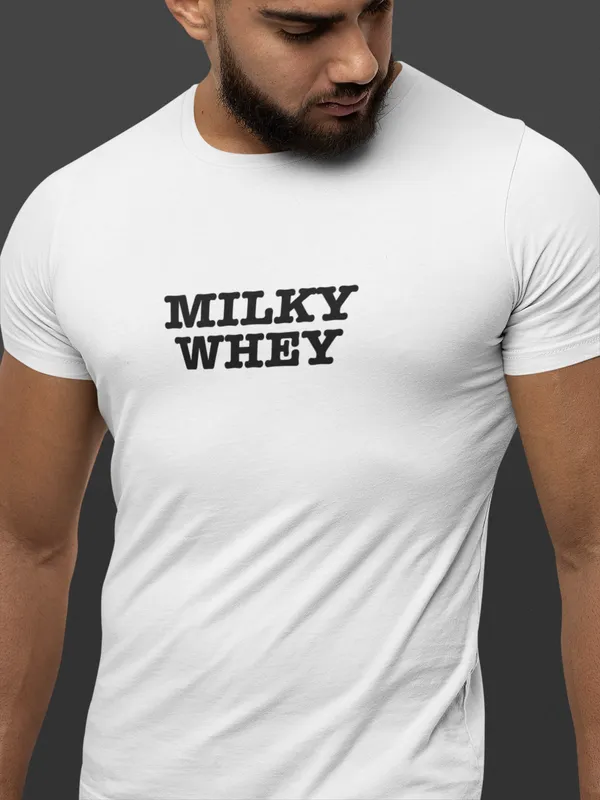 MILKY_WHEY_Regular_Fit_Tshirt