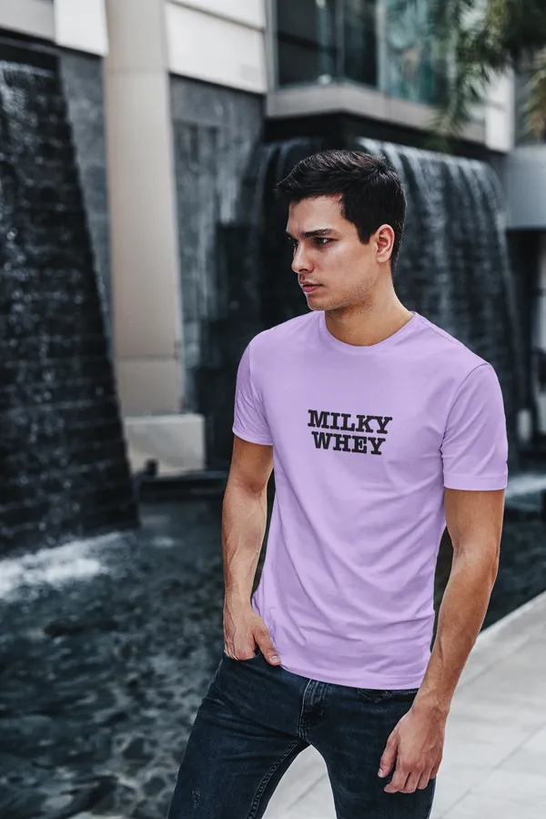 MILKY_WHEY_Regular_Fit_Tshirt