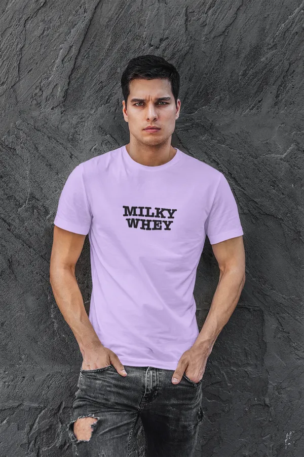 MILKY_WHEY_Regular_Fit_Tshirt