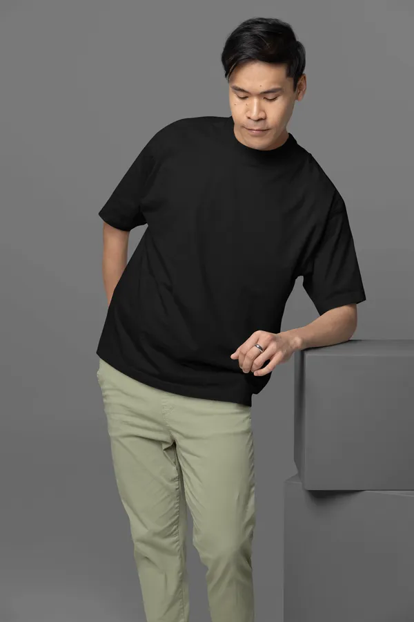 SOLID_Black_OverSized_Tshirt
