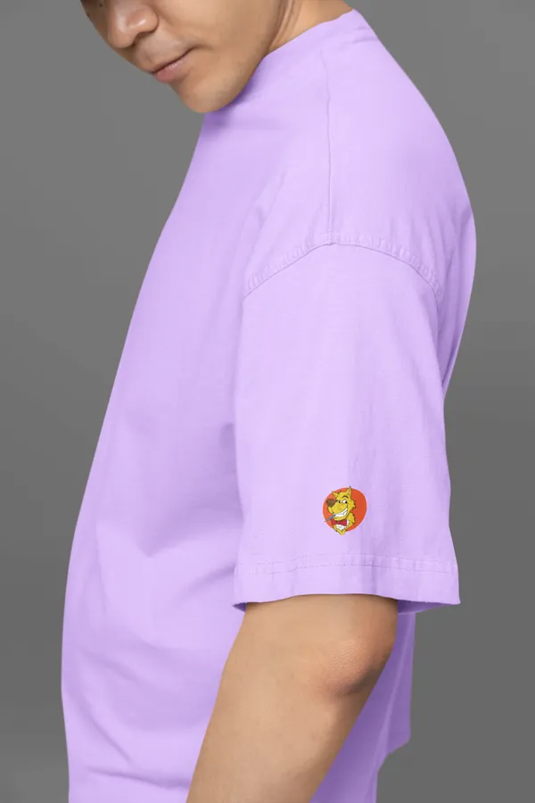 SOLID_Lavender_OverSized_Tshirt