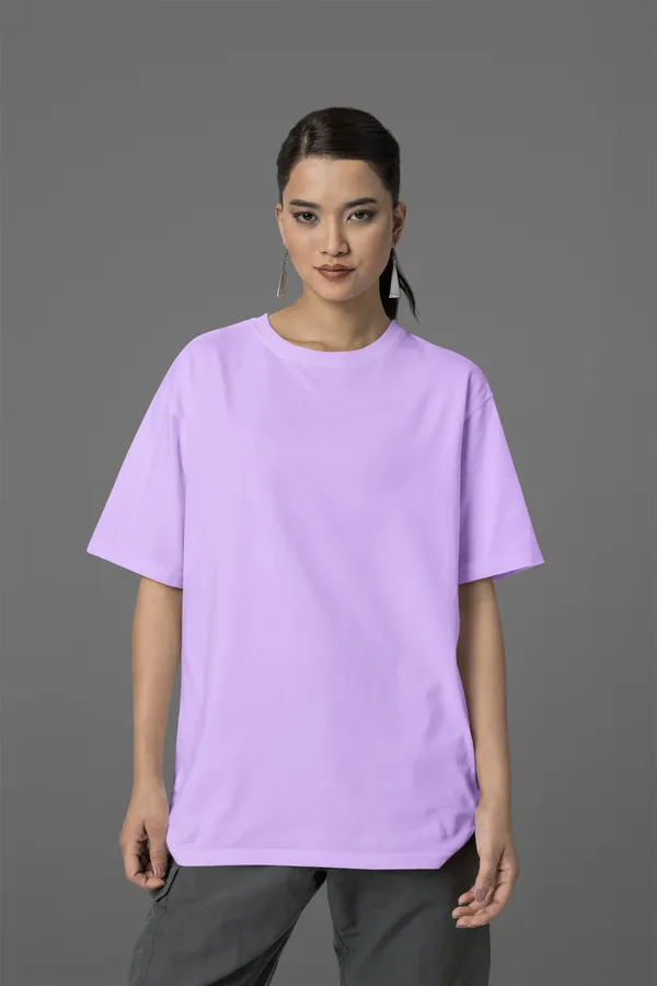 SOLID_Lavender_OverSized_Tshirt