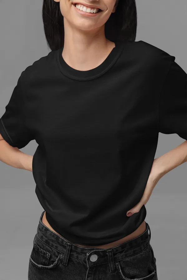 SOLID_Black_Regular_Fit_Tshirt