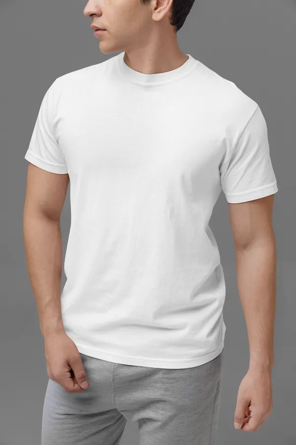 SOLID_White_Regular_Fit_Tshirt