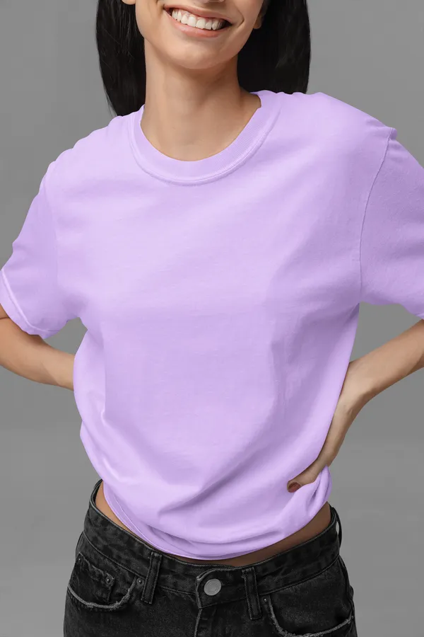 SOLID_Lavender_Regular_Fit_Tshirt