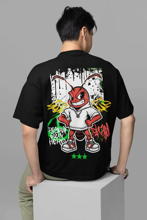 HEROACH_Oversized_T-Shirt__Cockroach_Revolution_Collection