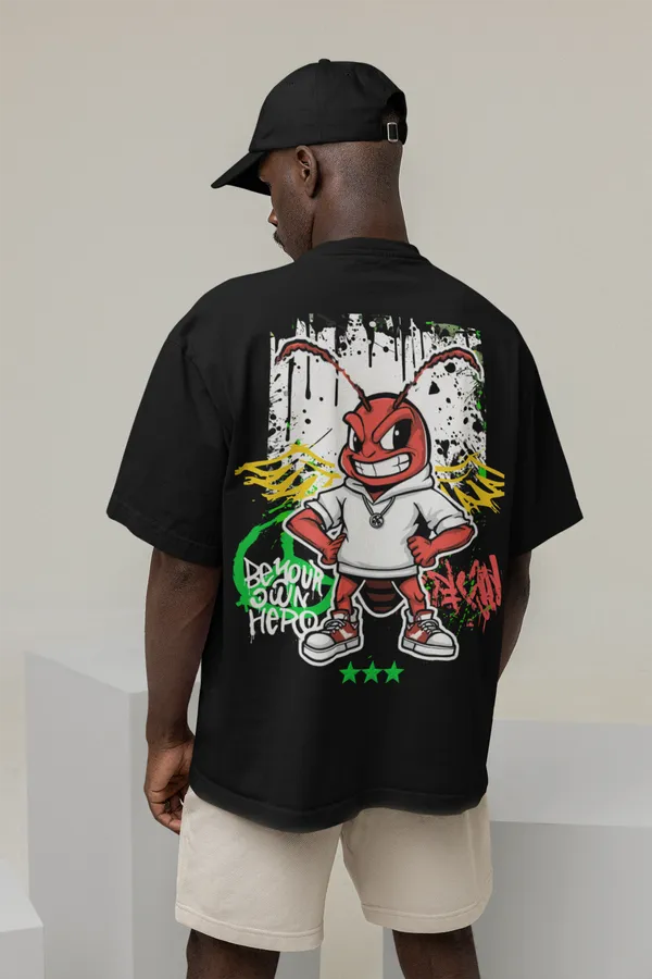 HEROACH_Oversized_T-Shirt__Cockroach_Revolution_Collection