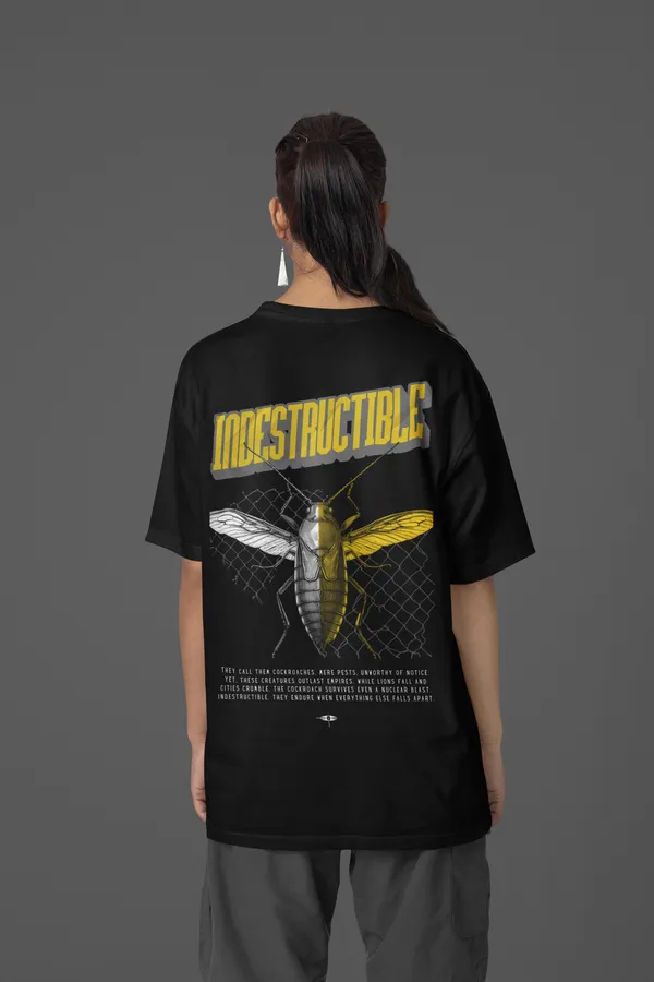 INDESTRUCTIBLE_Oversized_T-Shirt__Cockroach_Revolution_Collection