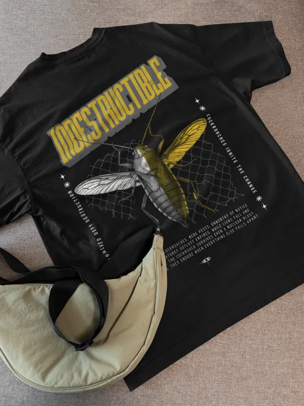 INDESTRUCTIBLE_Oversized_T-Shirt__Cockroach_Revolution_Collection