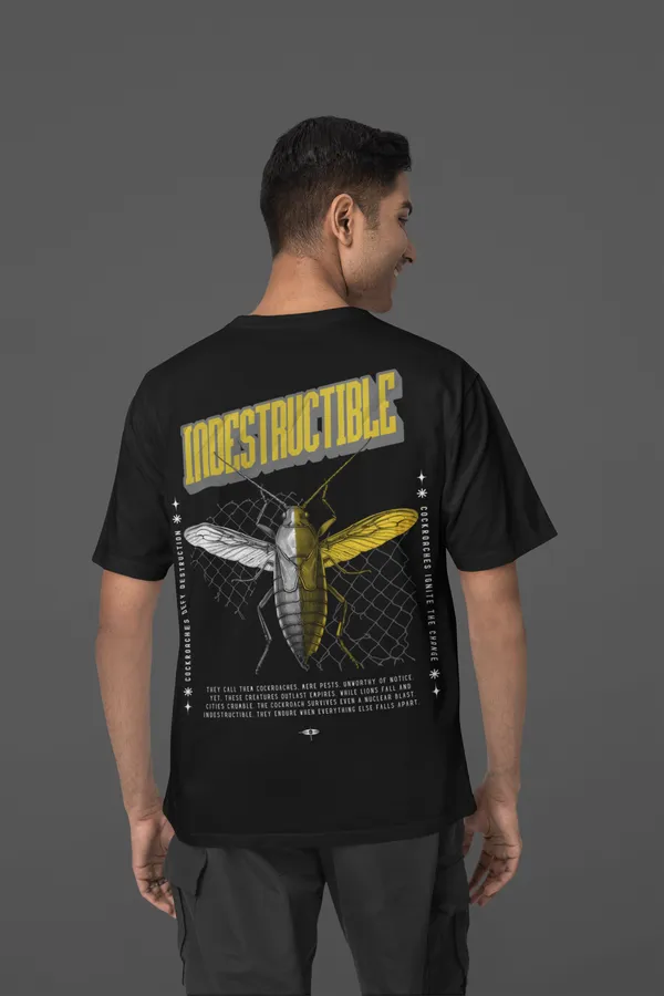 INDESTRUCTIBLE_Oversized_T-Shirt__Cockroach_Revolution_Collection