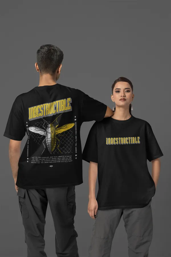 INDESTRUCTIBLE_Oversized_T-Shirt__Cockroach_Revolution_Collection