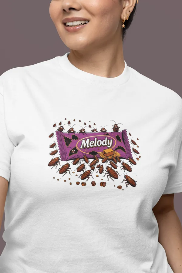 MELODY_MAYHEM_Regular_Fit_T-Shirt__Cockroach_Revolution_Collection