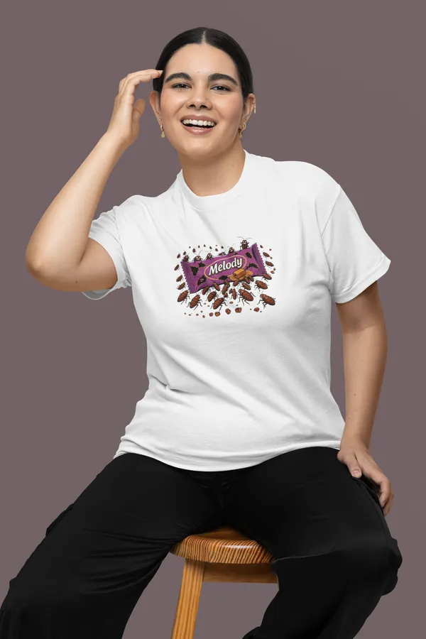 MELODY_MAYHEM_Regular_Fit_T-Shirt__Cockroach_Revolution_Collection