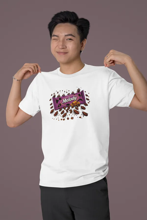 MELODY_MAYHEM_Regular_Fit_T-Shirt__Cockroach_Revolution_Collection