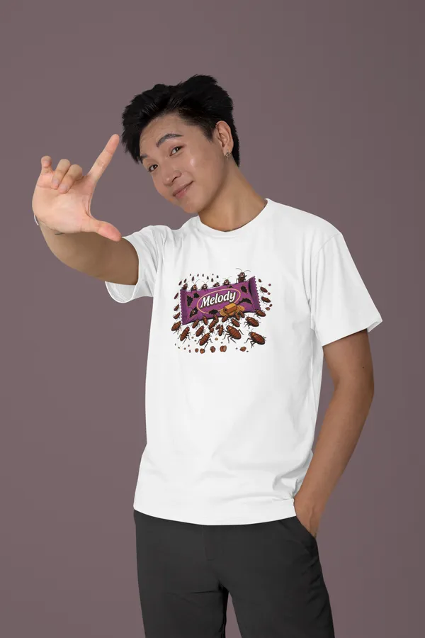 MELODY_MAYHEM_Regular_Fit_T-Shirt__Cockroach_Revolution_Collection