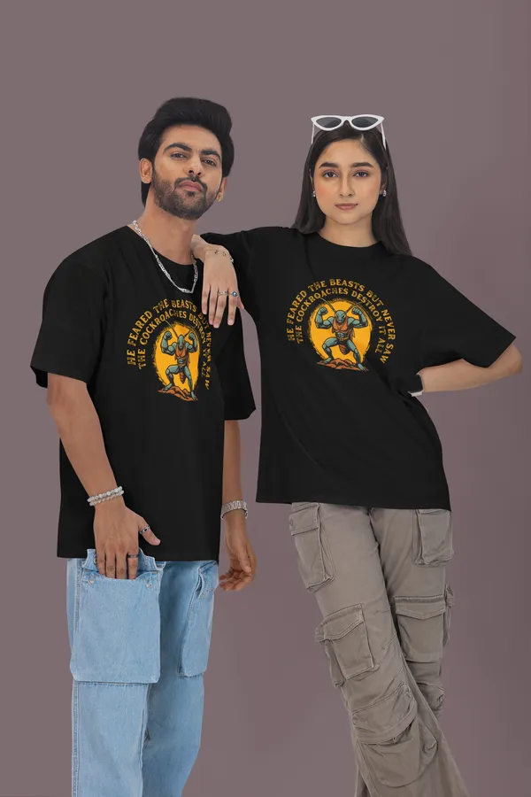 SILENT_DESTROYER_Oversized_T-Shirt__Cockroach_Revolution_Collection