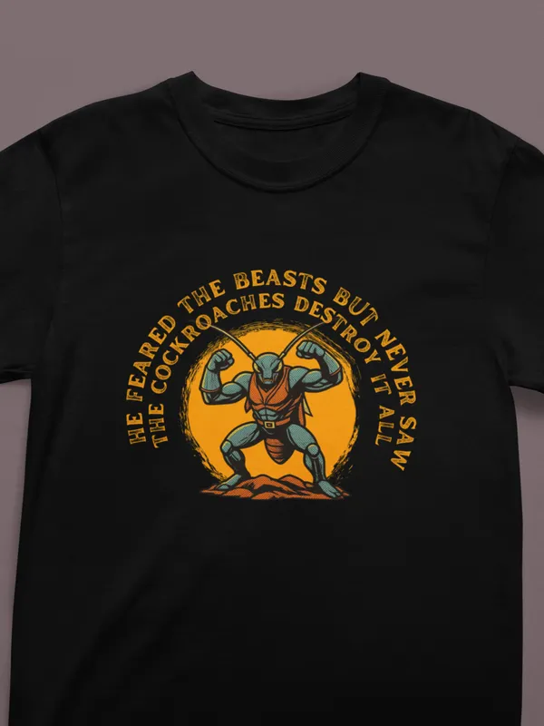 SILENT_DESTROYER_Oversized_T-Shirt__Cockroach_Revolution_Collection