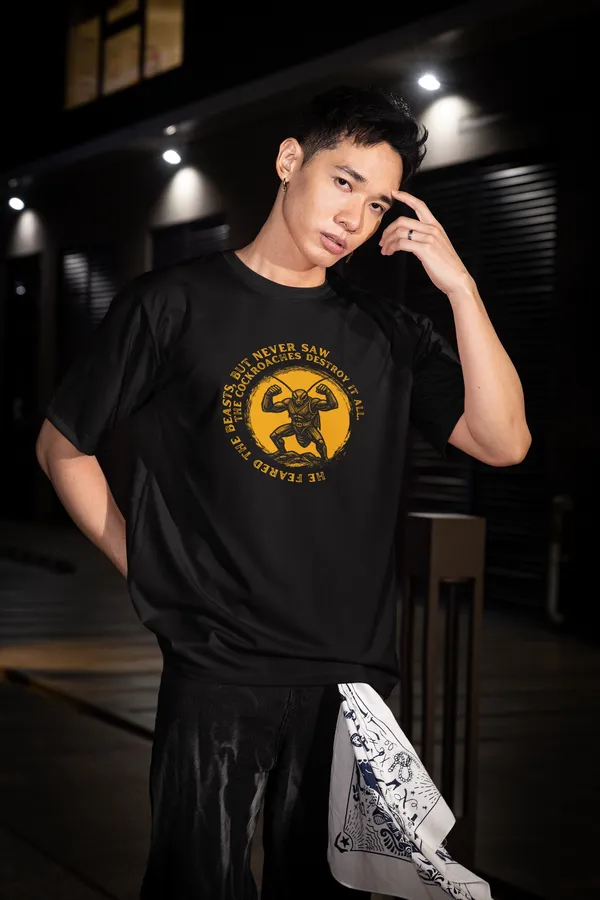 SILENT_DESTROYER_Regular_Fit_T-Shirt__Cockroach_Revolution_Collection