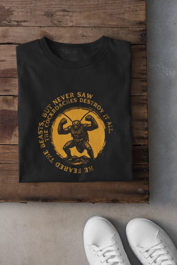 SILENT_DESTROYER_Regular_Fit_T-Shirt__Cockroach_Revolution_Collection
