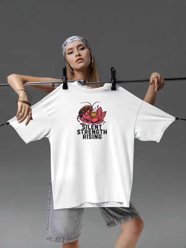 SILENT_STRENGTH_Oversized_WiT-Tee__Cockroach_Revolution_Collection