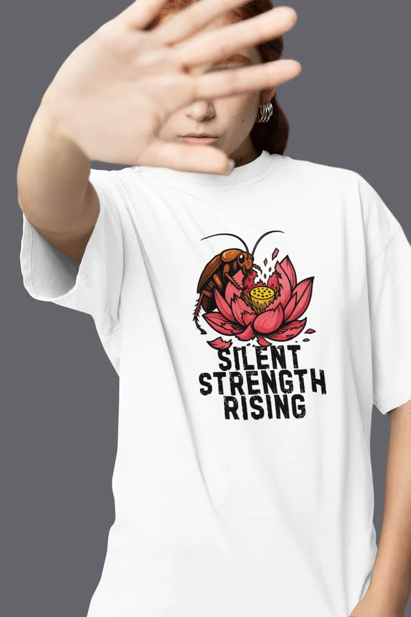 SILENT_STRENGTH_Oversized_WiT-Tee__Cockroach_Revolution_Collection