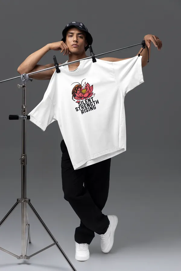 SILENT_STRENGTH_Oversized_WiT-Tee__Cockroach_Revolution_Collection