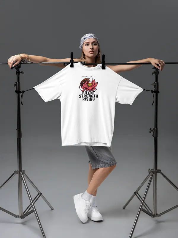 SILENT_STRENGTH_Oversized_WiT-Tee__Cockroach_Revolution_Collection