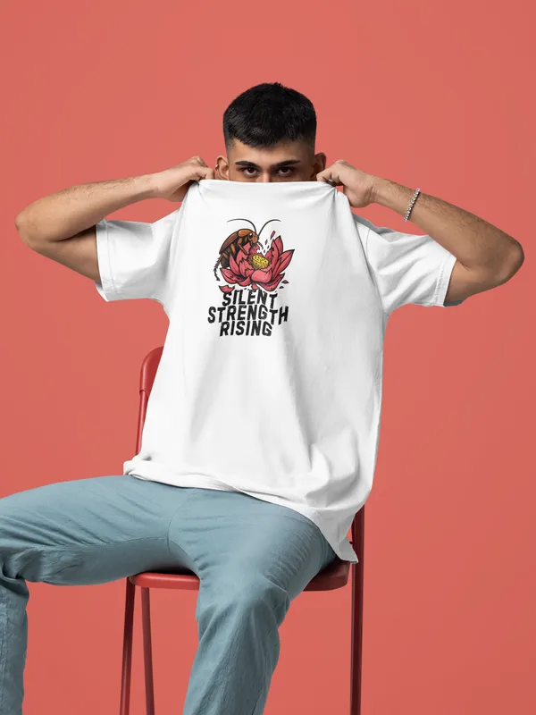 SILENT_STRENGTH_Regular_Fit_T-Shirt_Cockroach_Revolution_Collection