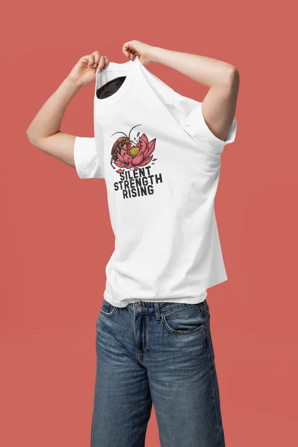 SILENT_STRENGTH_Regular_Fit_T-Shirt_Cockroach_Revolution_Collection