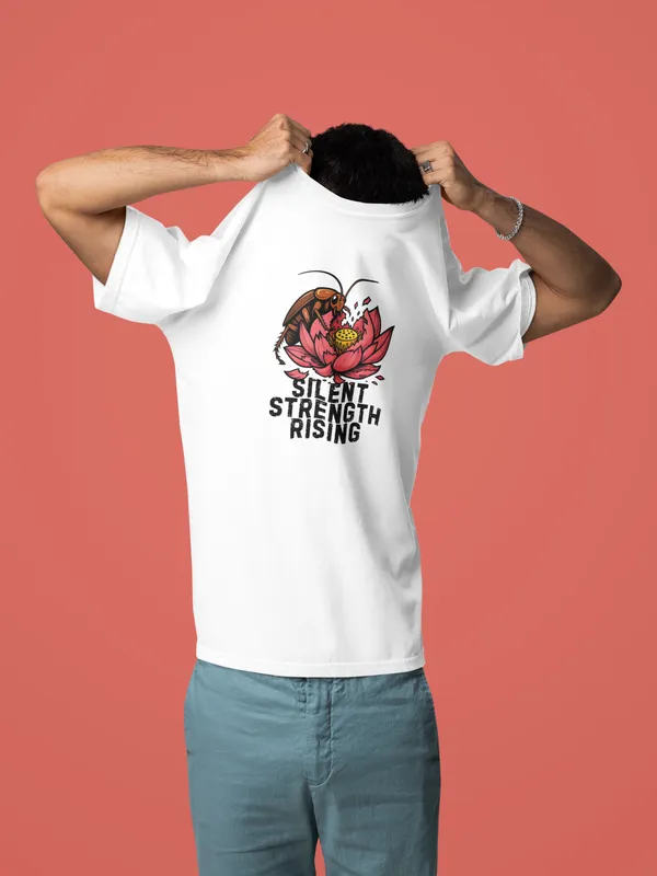 SILENT_STRENGTH_Regular_Fit_T-Shirt_Cockroach_Revolution_Collection