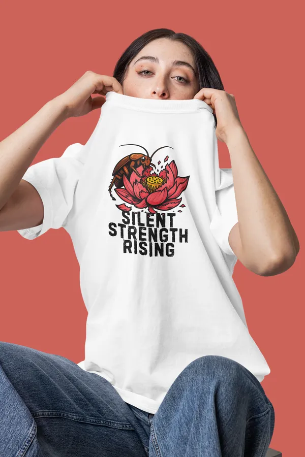 SILENT_STRENGTH_Regular_Fit_T-Shirt_Cockroach_Revolution_Collection