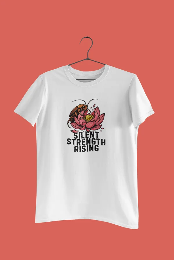 SILENT_STRENGTH_Regular_Fit_T-Shirt_Cockroach_Revolution_Collection