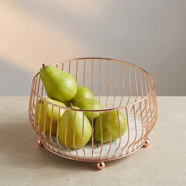 Rose_Gold_Metal_Fruit_Basket_For_Pooja