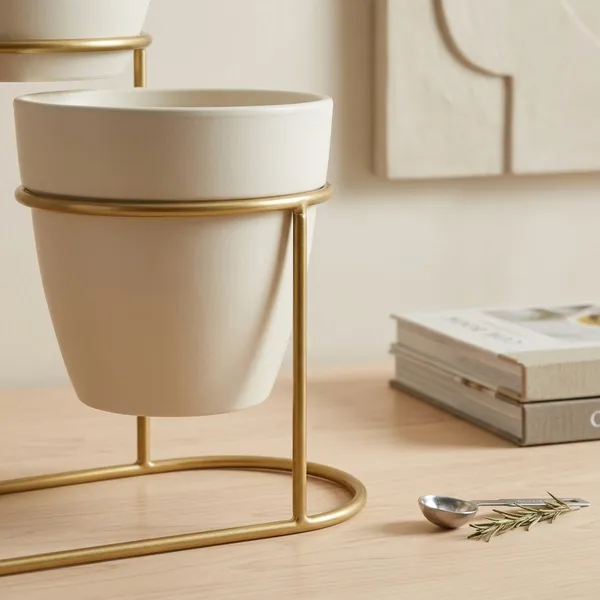 Gold_Metal_Plant_Stand_For_Kitchen_Set_Of_2