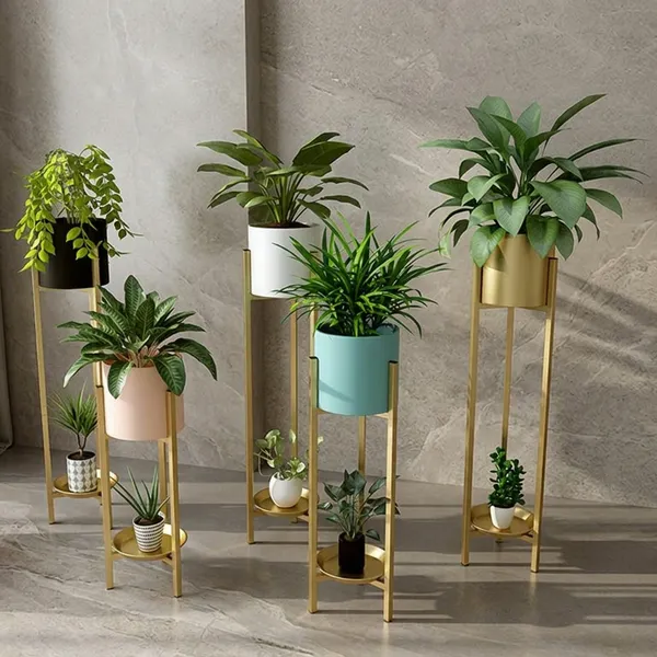 Gold_Metal_Plant_Stand_For_Home_Decor_Pack_Of_5