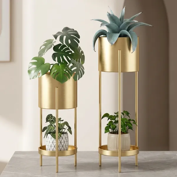 Gold_Metal_Plant_Stand_For_Home_Decor_Set_Of_2
