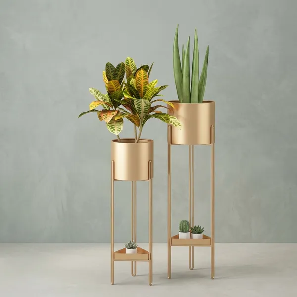 Gold_Metal_Plant_Stand_For_Home_Decor_Set_Of_2