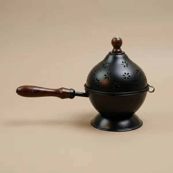 Black_Metal_Incense_Burner_For_Pooja